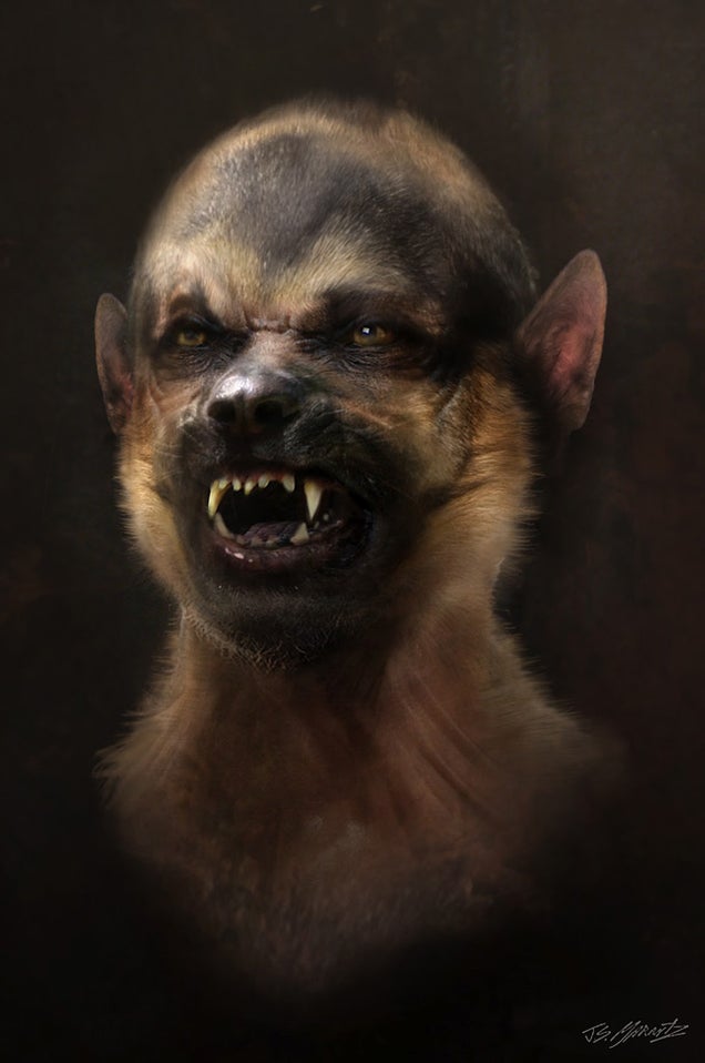 Beautiful portraits of Grimm's fairy tale monsters are worth a spot on your wall