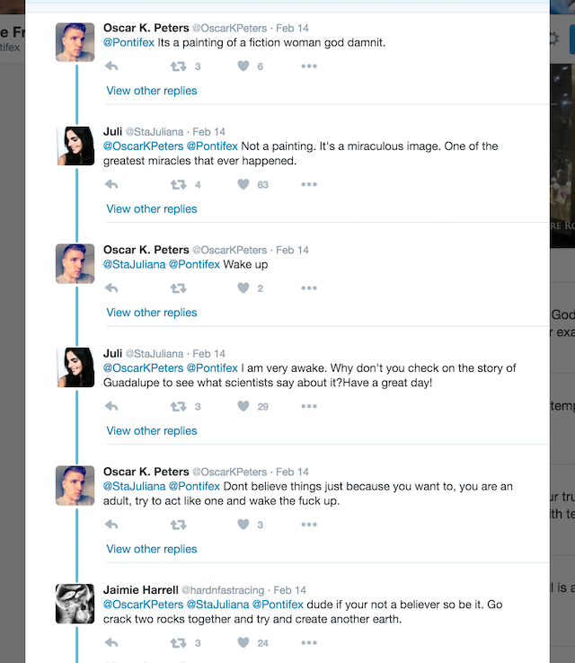 The Pope's Twitter Mentions Are a Living Hell