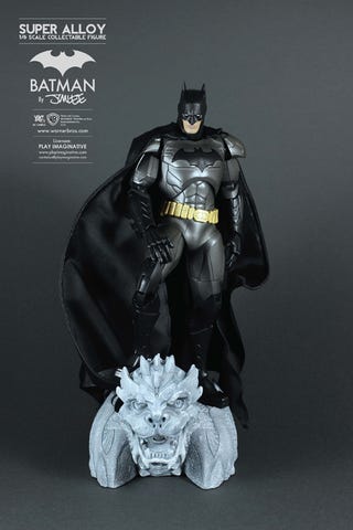 I'm in Love With a Giant Batman Figure That's Made Out of Metal