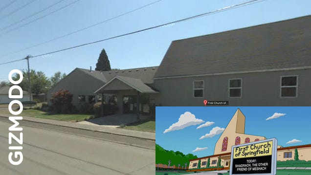 What The Simpsons' Springfield Looks Like in Real Life