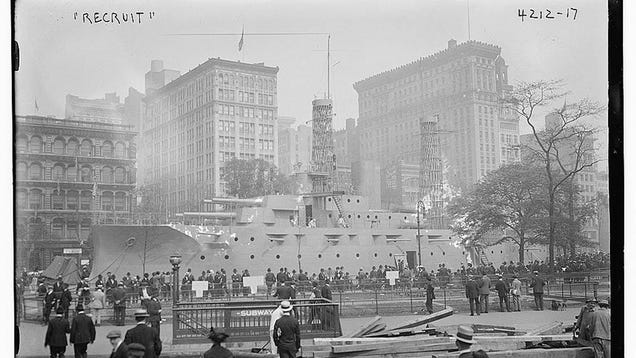 The Battleship That Took Over Union Square