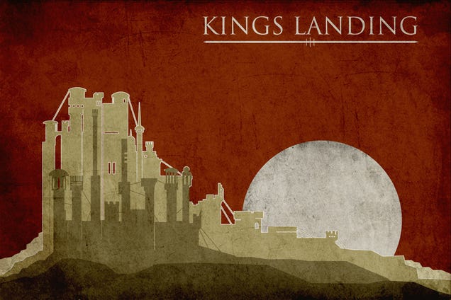 Awesome Game of Thrones Travel Posters for Your Next Trip to Westeros!