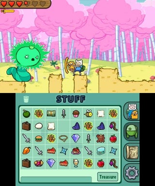 Gaze Upon The Various Shapes Jake Will Take In The 3DS Adventure Time Game