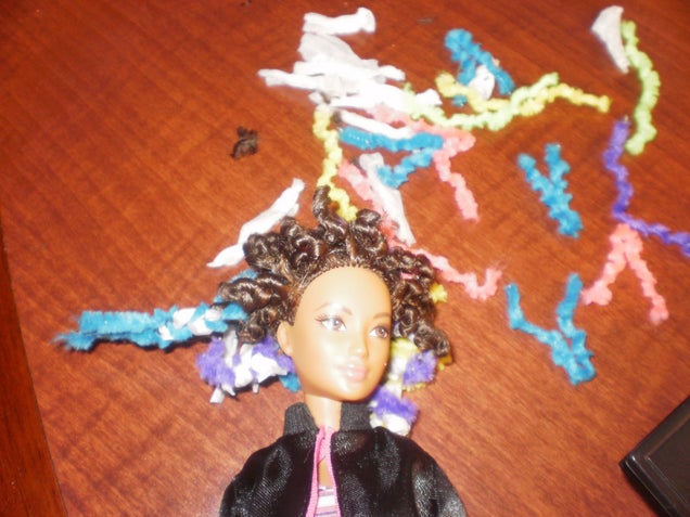 How To Give Barbie An Afro (And Call It A Halo Instead)