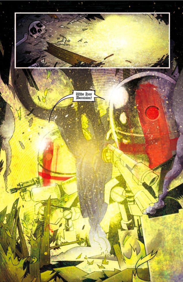 Check out a 7-page preview of the latest issue of Zombies Vs. Robots: Undercity