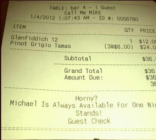 The Horny Waiter and Other Racist, Insulting, and Bizarre Fast Food Receipts