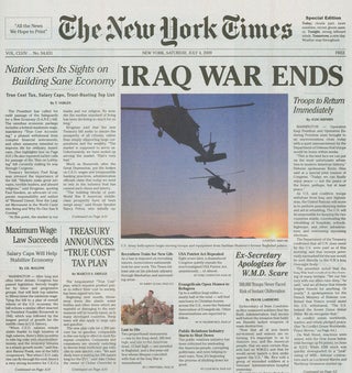 Fake New York Times Stunt Spawns Important Ideological Power Struggle