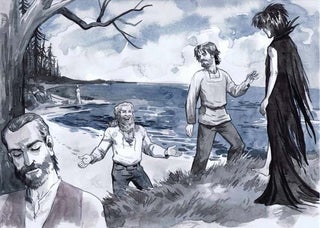 Concept art from the Sandman movie that never was