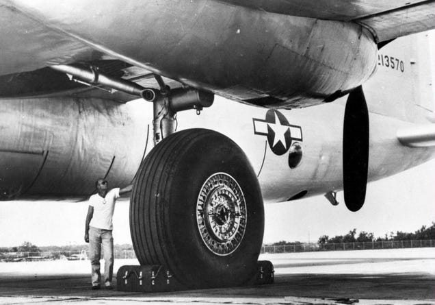 Wait, The B-36 Peacemaker Flew With Tank Tracks For Landing Gear?