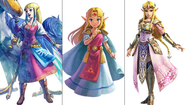 Zelda se hace mayor: así han cambiado sus personajes en 28 años