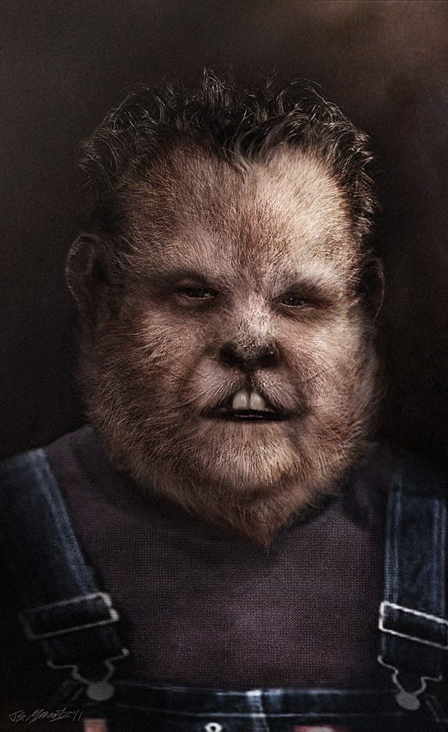 Beautiful portraits of Grimm's fairy tale monsters are worth a spot on your wall