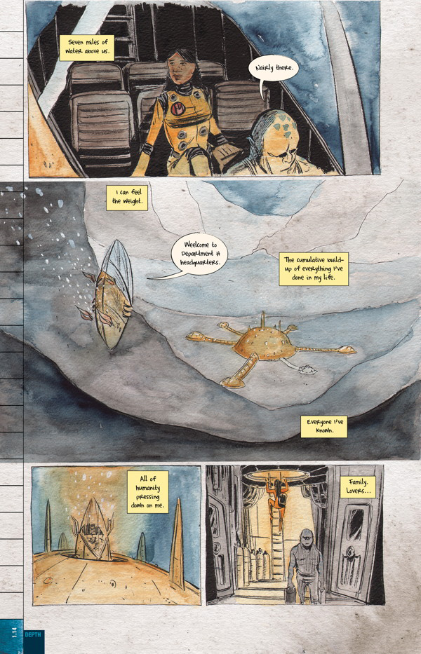 Diving Deep Into Dept. H, Matt and Sharlene Kindt's New Underwater Mystery Comic