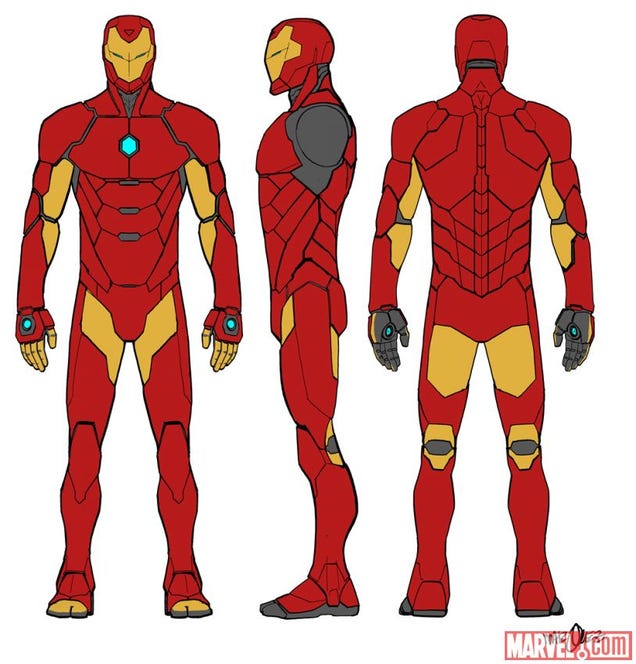 Así se diseñó la nueva armadura transformable de Iron Man