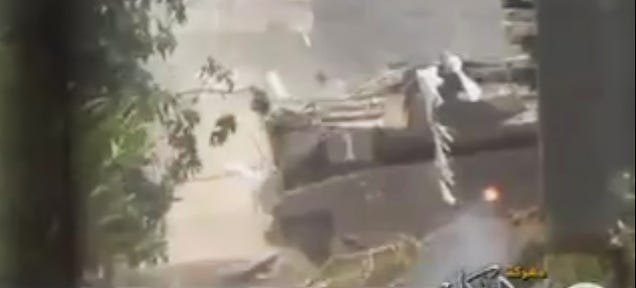 Watch An Active Protection System Destroy An RPG Fired At Israeli Tank