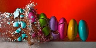Artist Captures the Beauty of Disintegration via Pellet Gun