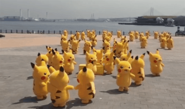A Flock Of Pikachu Is What Heaven Looks Like