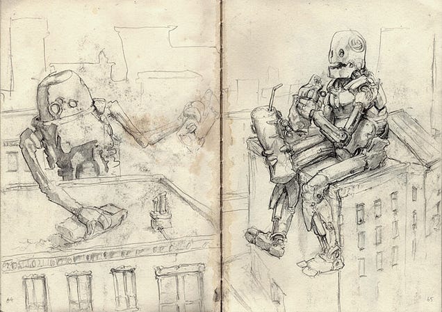 Luscious Game Art Makes Robots and Beasts Look Great Together