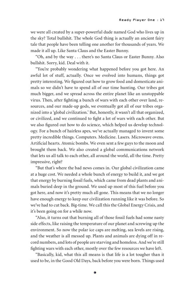 Read the first two chapters of Ernest Cline's new novel, Ready Player One