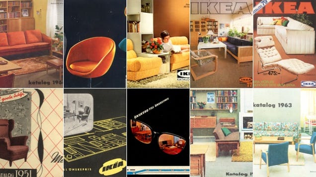 Every Ikea Catalog Cover Since 1951