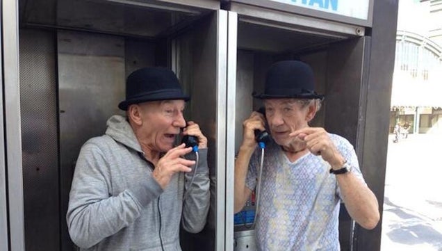 Patrick Stewart and Ian McKellen Are New York's Best Tourists