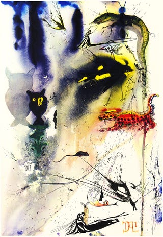 What did Salvador Dalí's Alice in Wonderland look like?