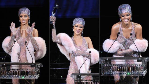 I Can't Stop Looking at Rihanna's See-Through Crystal Dream Gown