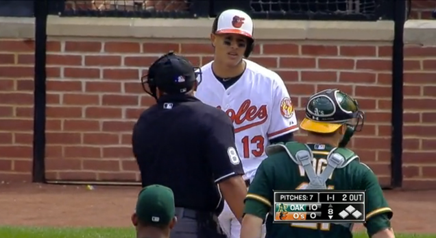 Manny Machado Flings Bat Onto Field, Benches Clear Again