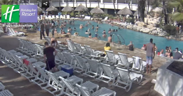 My Super Spring Break Watching This Holiday Inn Pool Cam All Day 0221