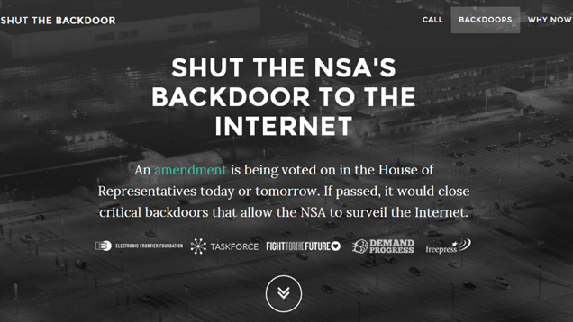 Help Stop NSA Mass Surveillance with a Quick Call to Congress Today