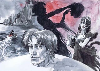 Concept art from the Sandman movie that never was
