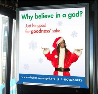 Atheist Ads Target Jesus, Santa, Babies