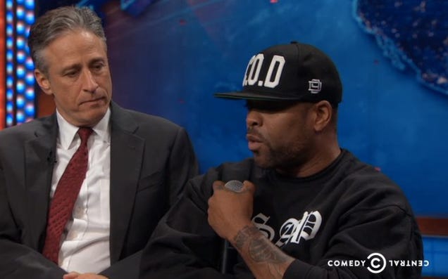 Here's Jon Stewart Interviewing the Whole Wu-Tang Clan