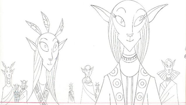 Concept Art from Lucas' forgotten Star Wars Animated Series