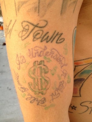 Riff Raff's Tattoos