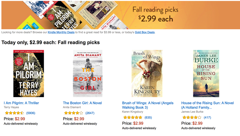 Sunday's Best Deals: Tailgating Gear, Rowing Machine, $3 Kindle Books, and More