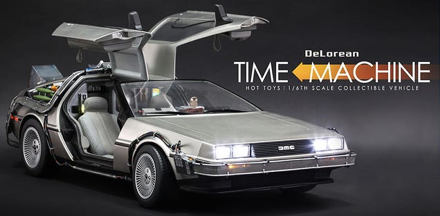 This Giant Sixth-Scale BTTF DeLorean Looks as Detailed as the Film Prop