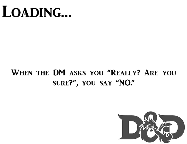 D&D 'Loading Screens' for the DM who needs a break