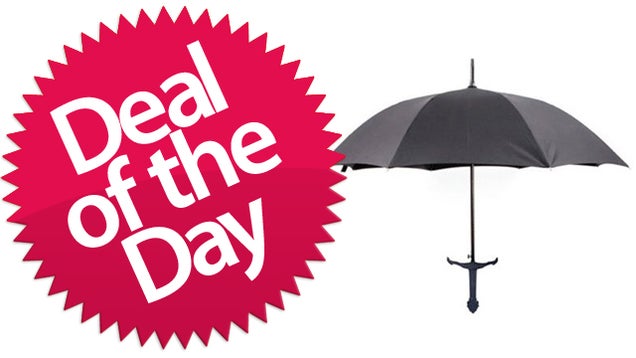 This Broad Sword Umbrella Is Your Battle-The-Rain-And-Win Deal of the Day