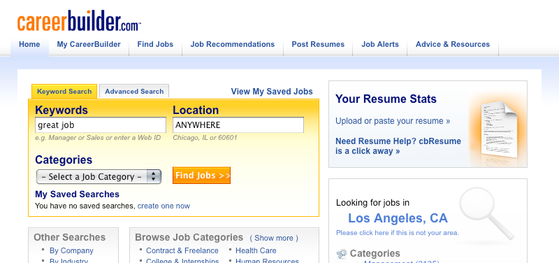 online job websites list