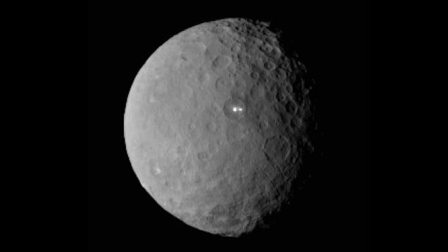 The strange bright spot dwarf planet Ceres is actually double