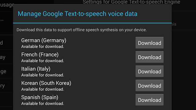 speech service by google download