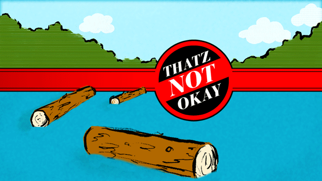 Thatz Not Okay: Can a Man Poop in a Lake?