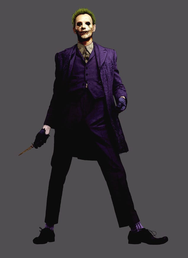 Never-seen Dark Knight concept art reveals the terrifying origins of the Joker's Clown Gang