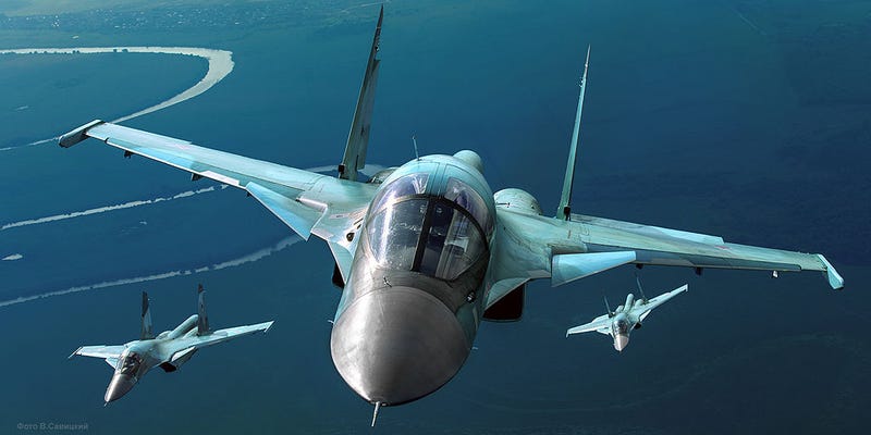 Jordan May Be Looking To Buy An Export Variant Of Russia's Su-34 Fullback Fighter-Bomber