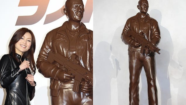Yes, This Is Bruce Willis Made Out of Chocolate