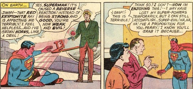 Remember when Superman turned into Satan?