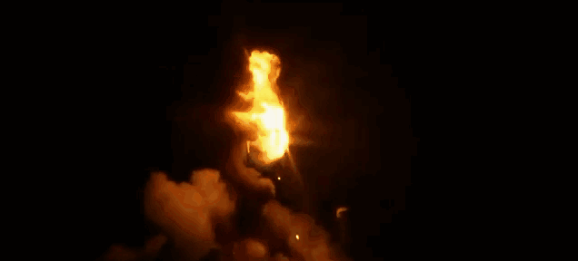 The Unmanned Antares Rocket Just Exploded Immediately After Lift-Off