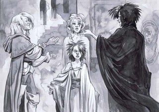 Concept art from the Sandman movie that never was