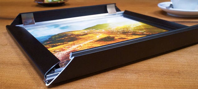 A Clever Front-Loading Picture Frame Makes Swapping Artwork Easy