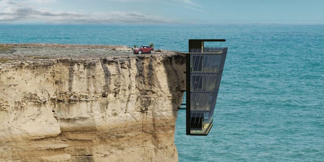 I Wish This House Hanging From a Cliff Was Actually Real